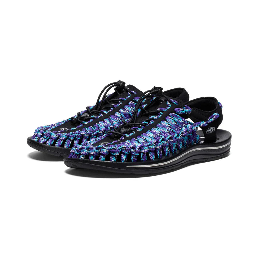 MEN'S UNEEK FLAT X BAMBOO SHOOTS - BLACK/TILLANDSIA PURPLE