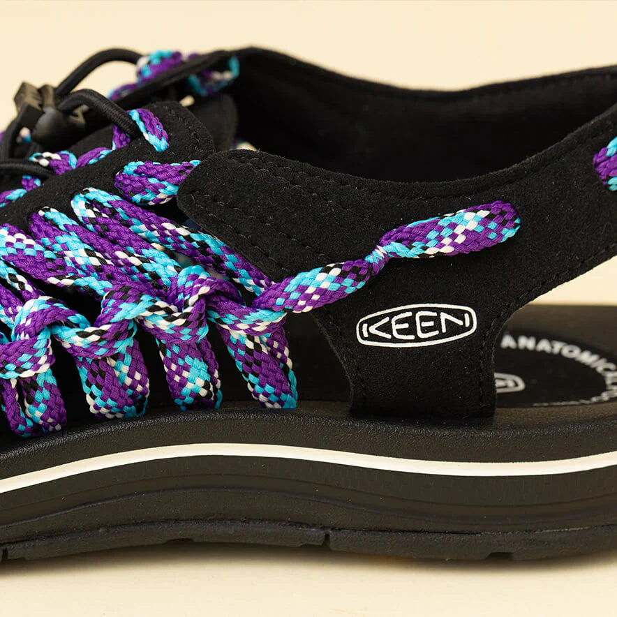 MEN'S UNEEK FLAT X BAMBOO SHOOTS - BLACK/TILLANDSIA PURPLE