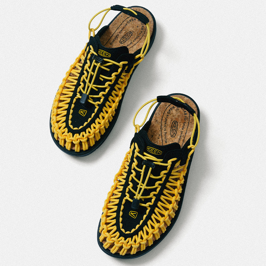 ALL GENDER UNEEK II CONVERTIBLE - BLACK/KEEN YELLOW