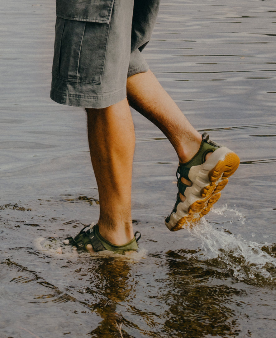 MEN'S HYPERPORT H2 SANDAL - STEEL GREY/BURNT BRICK